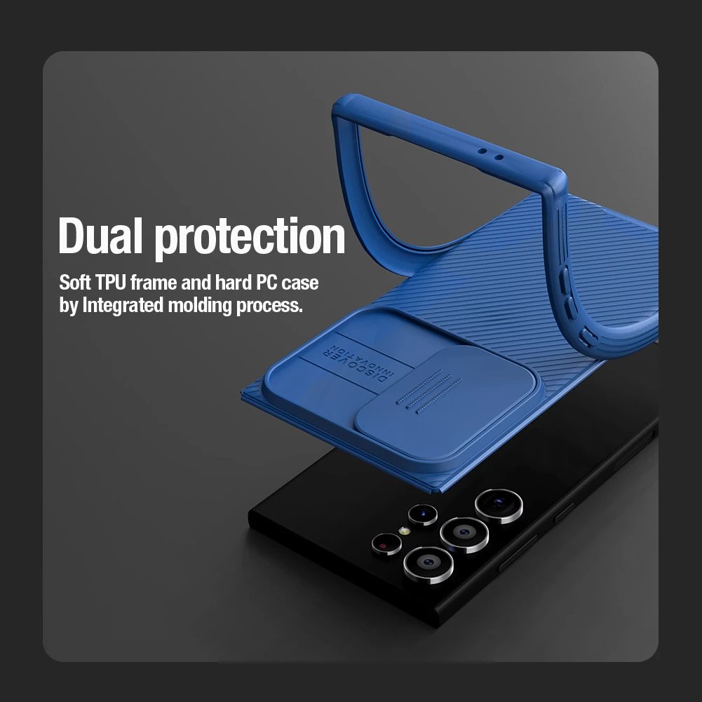 Mbështjellës Nillkin CamShield Pro për Samsung Galaxy S24 Ultra, i zi