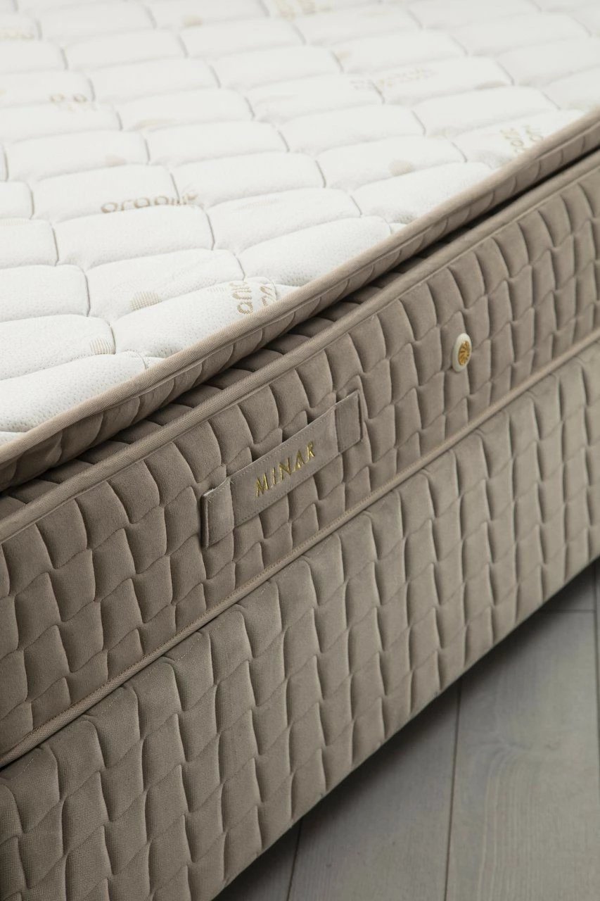 Set dysheku, baza dhe mbështetësja Skye Decor, ngjyrë kafe, 140x200 v2