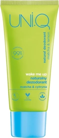 Deodorant natyral për femra UNI.Q Wake Me Up Matcha dhe limon 50ml