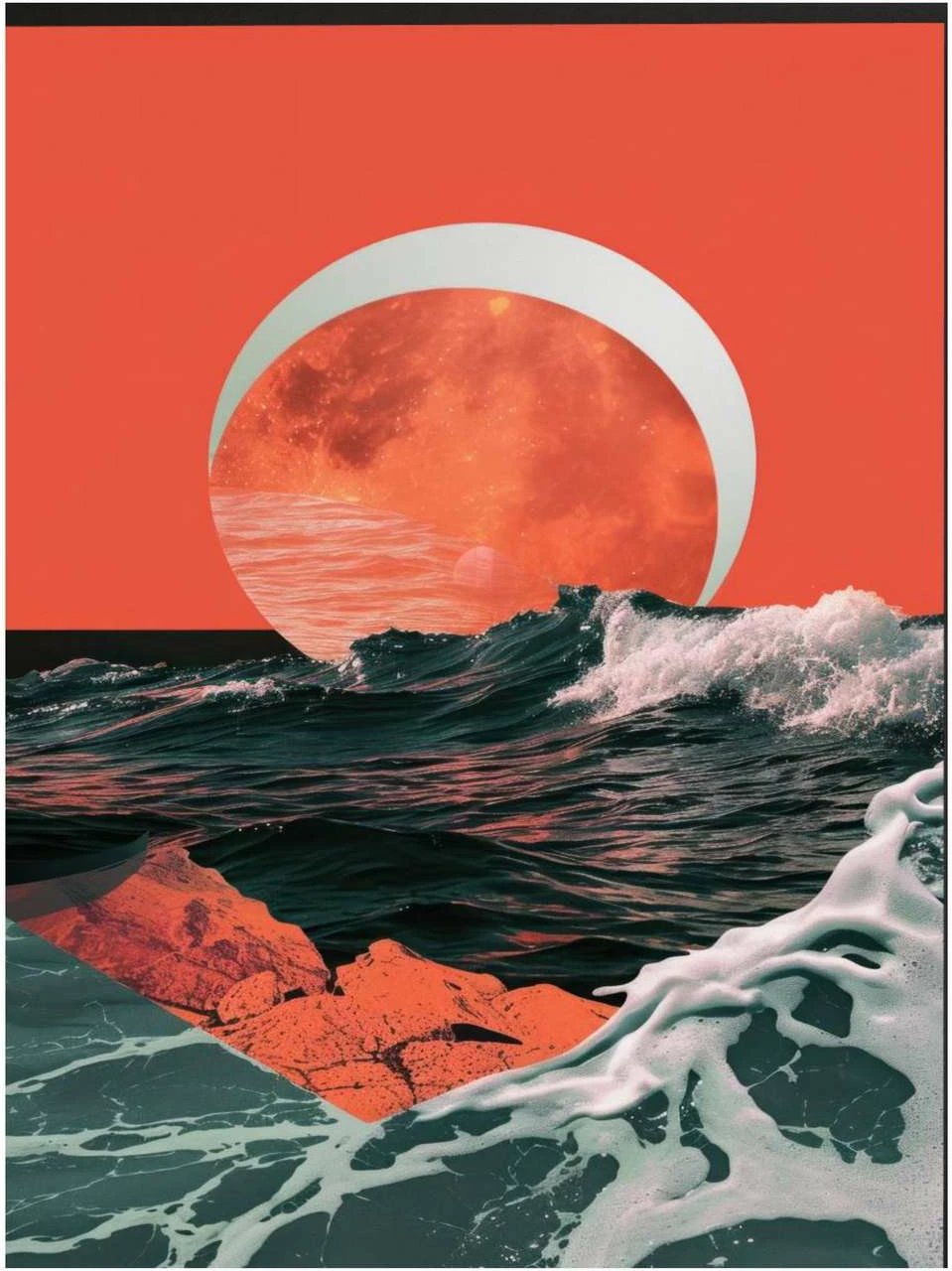 Pikturë dekorative me kornizë, MDF, Wallity, Mp-00117, 21x30cm