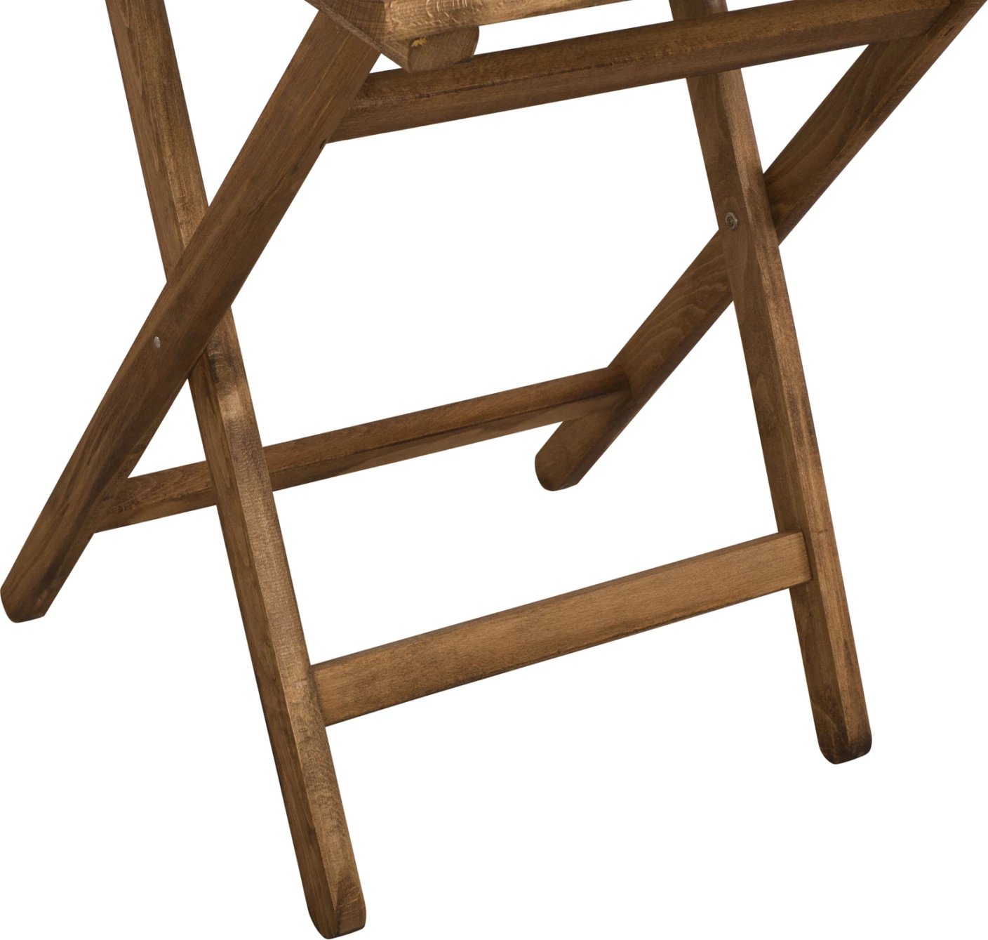 Tavolinë regjisori Limnos 70x70x75cm dru i fortë ngjyrë arre FH5648.01