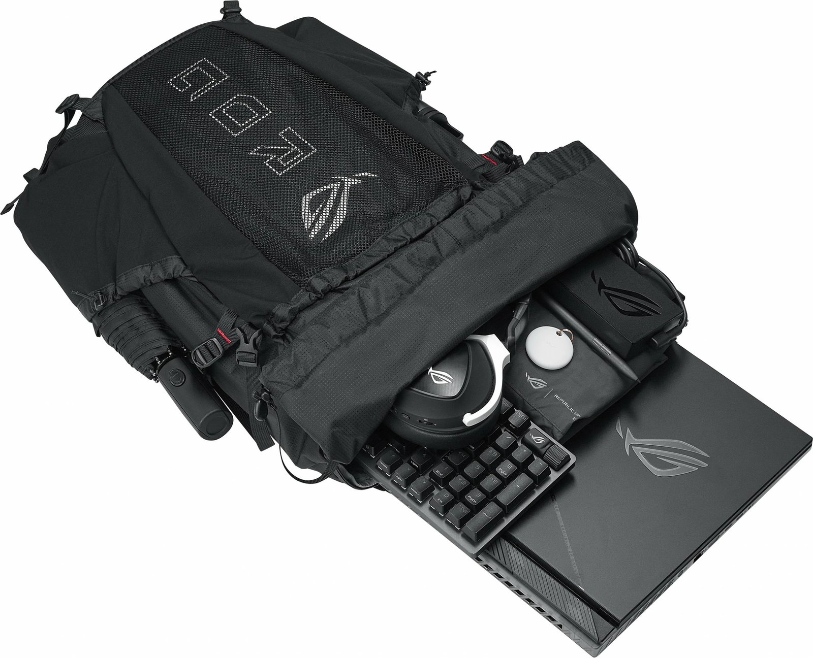 Shpinore ASUS ROG Archer ErgoAir, 32L, ndarje për laptop deri 18", e zezë