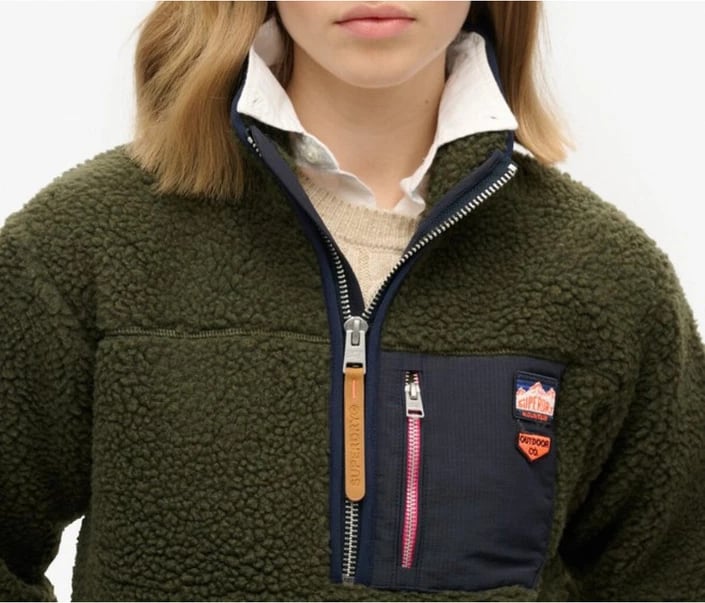Xhemper femra Superdry, e gjelbër