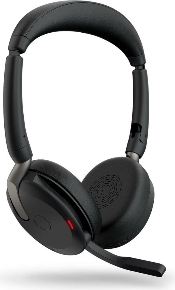Kufje Jabra Evolve2 65 Flex Link380a UC, Stereo, Bluetooth, me mikrofon, e zezë
