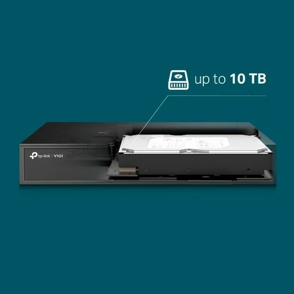 Regjistrues rrjeti video TP-LINK VIGI NVR1008H, 8 kanale, WiFi, SATA, i zi