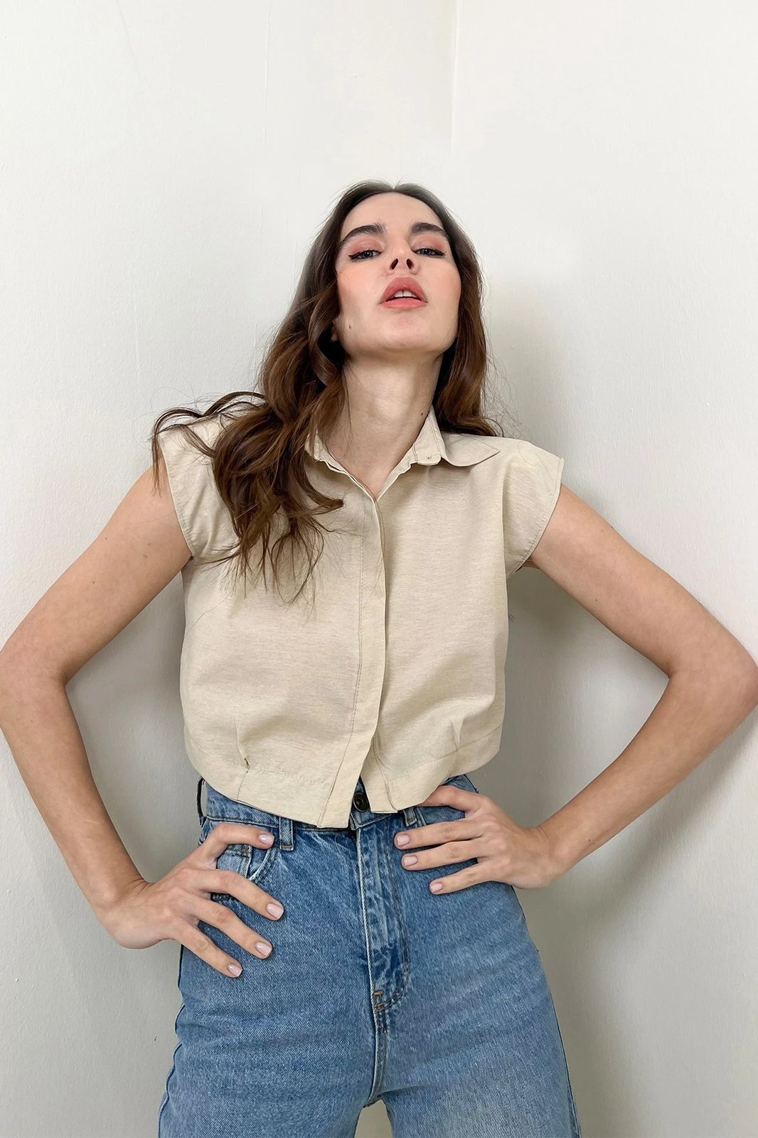 Këmishë grash Jumeon, Dfl230097, bezhë