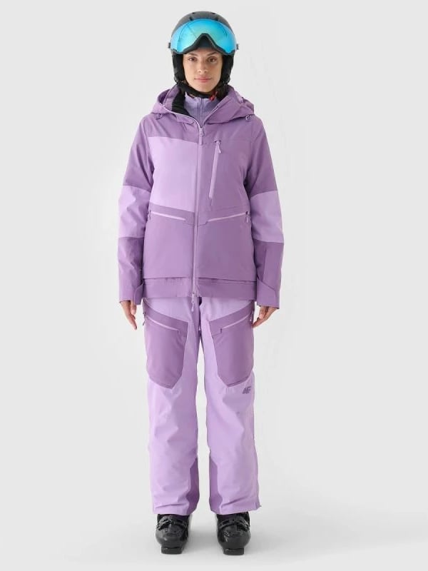 Jakne skijimi për femra 4F, e kaltërt