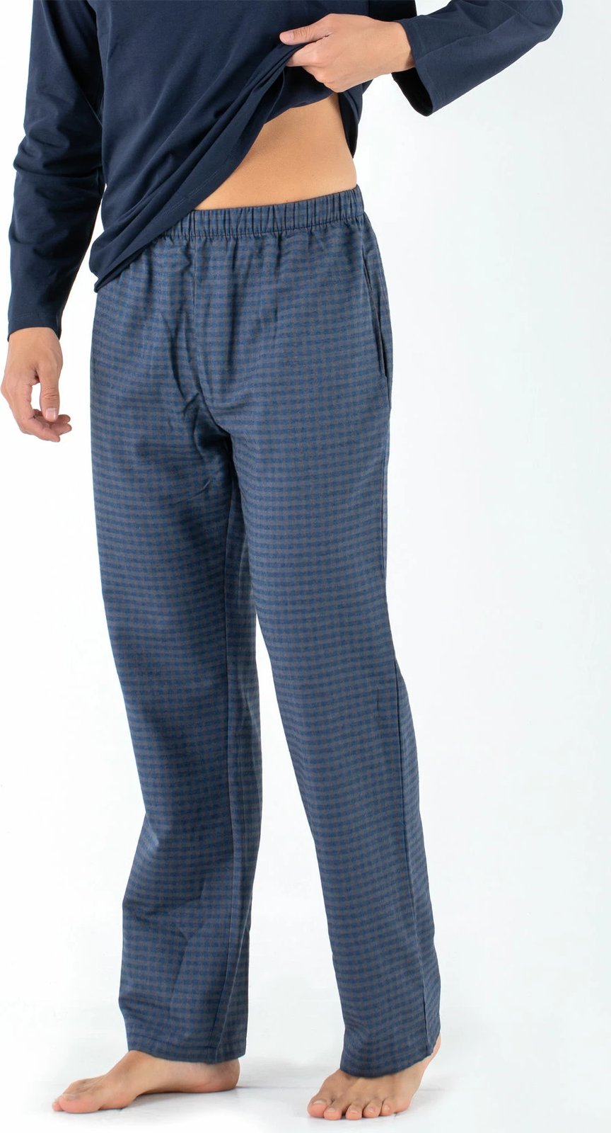 Set pizhamash për burra, Jumeon, 002-000278, ngjyrë kaltër e errët