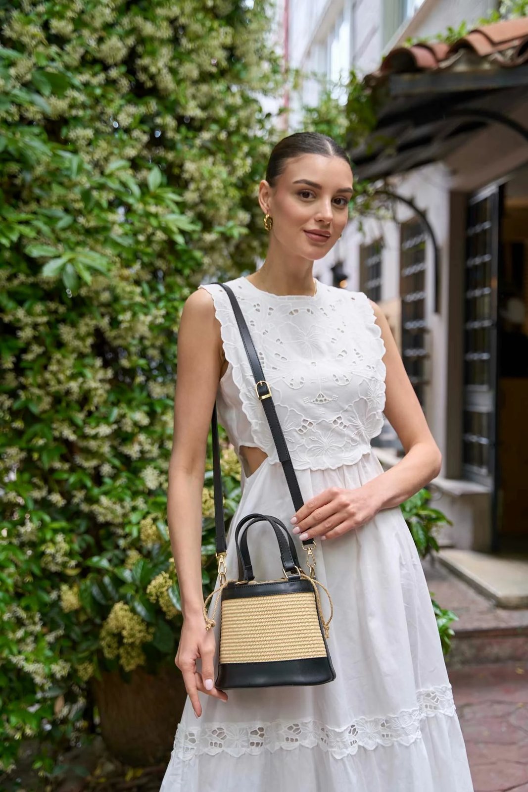 Çantë dore Zoozie, MK1020225SV10-024, e zezë, lisi