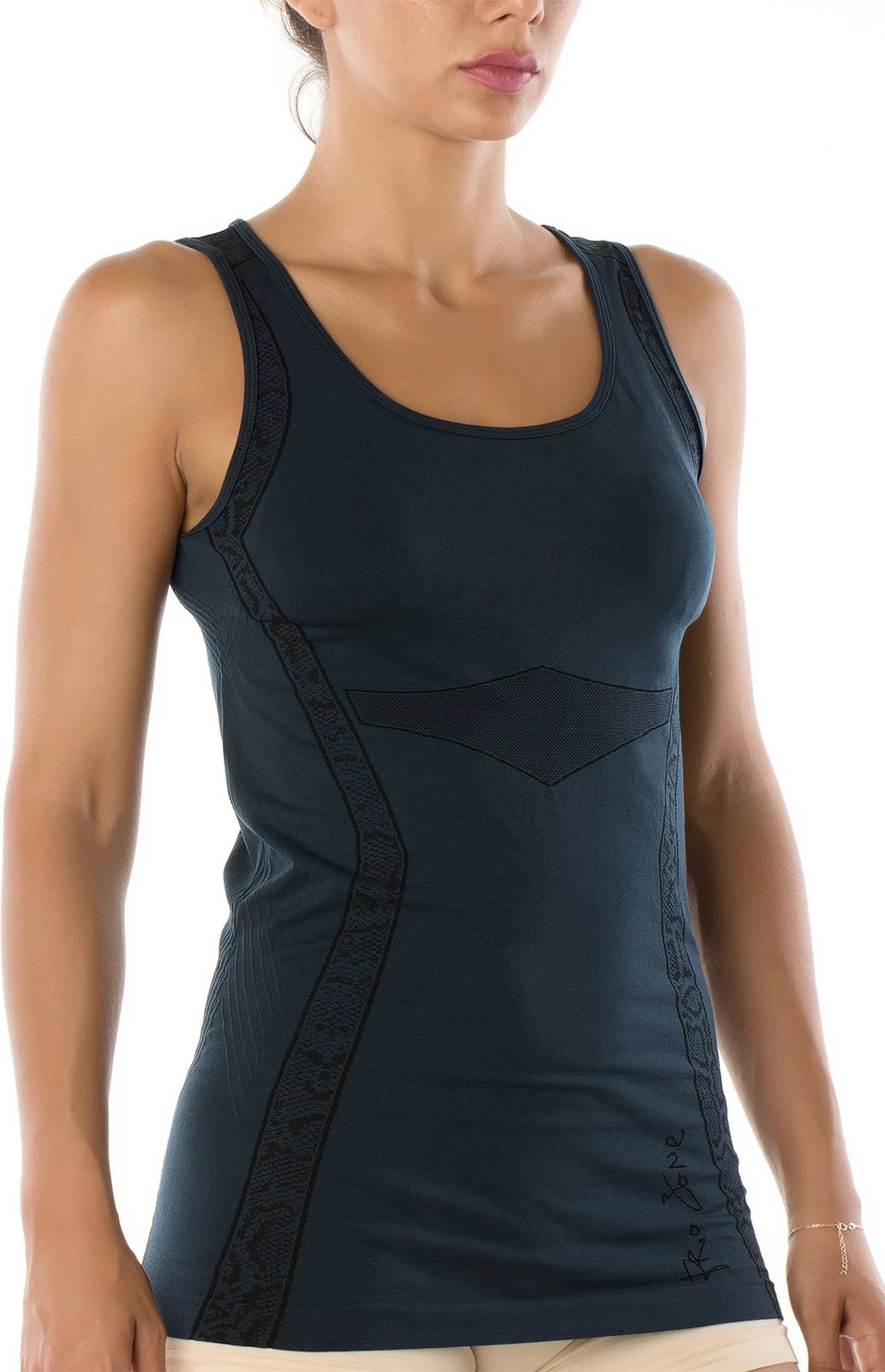 Bluzë sportive për gra, ngjyrë e kaltër e errët, Jumeon, 001-001360, M/L