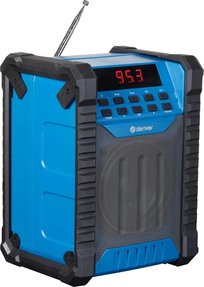 Transmetues FM Denver WRB-60, Bluetooth, Blu