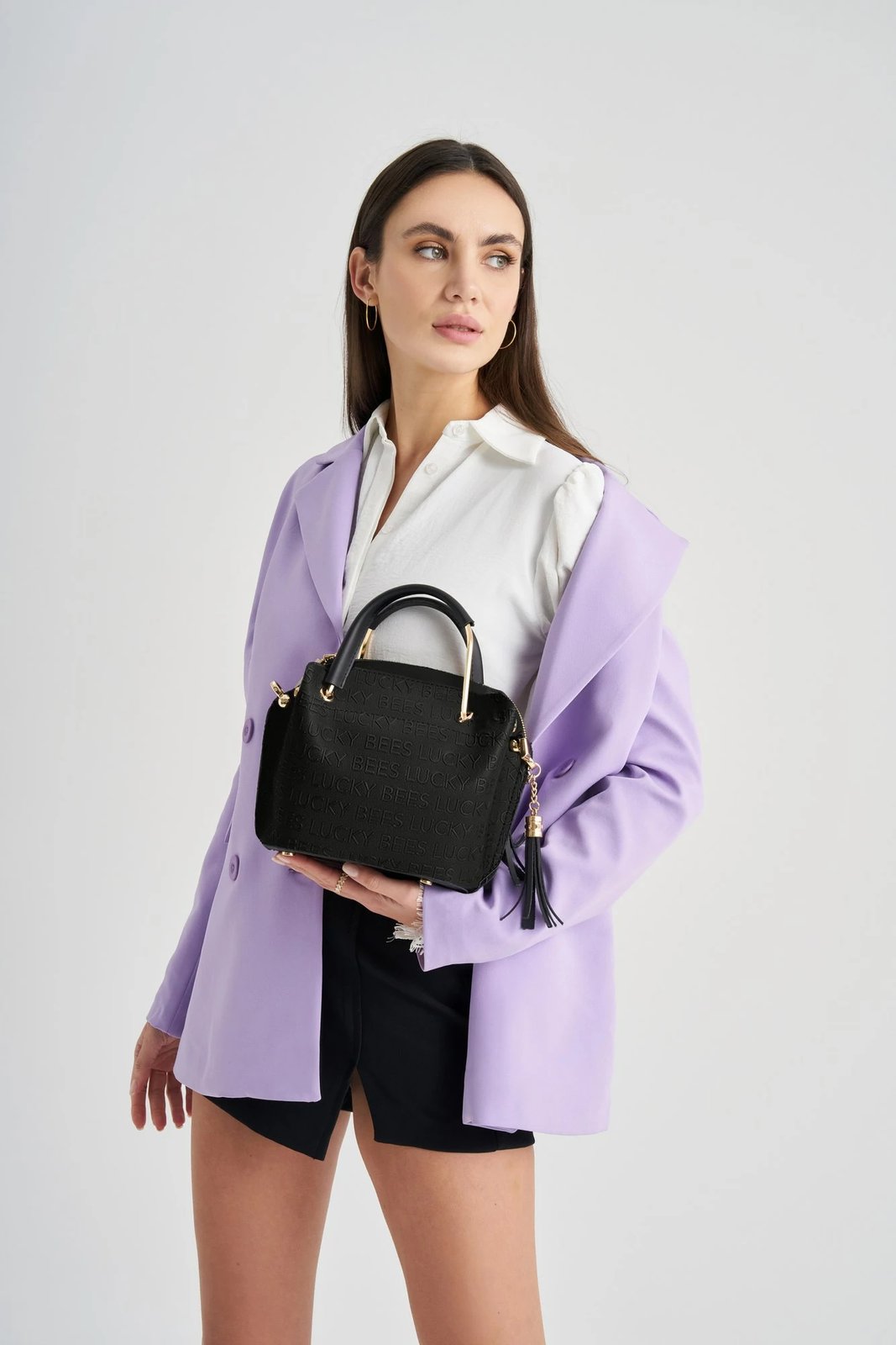 Çantë crossbody Lucky Bees, 1397, e zezë
