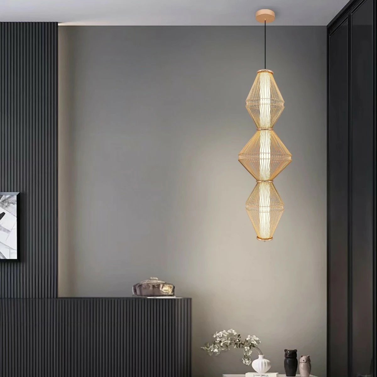 Llambë tavani Opviq, ngjyrë e verdhë, 3224-3-03