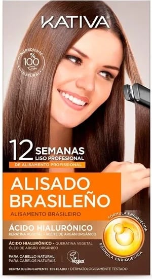 Kit për drejtim flokësh Kativa Alisado Brasileño Original 225g