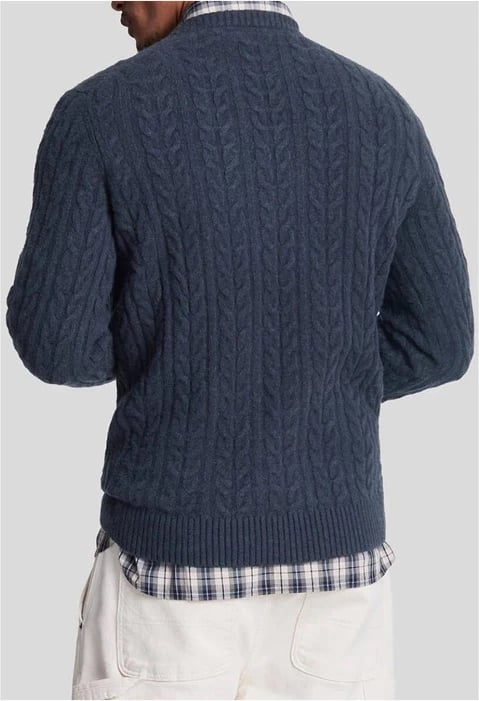 Xhemper për meshkuj Lyle & Scott, i kaltër