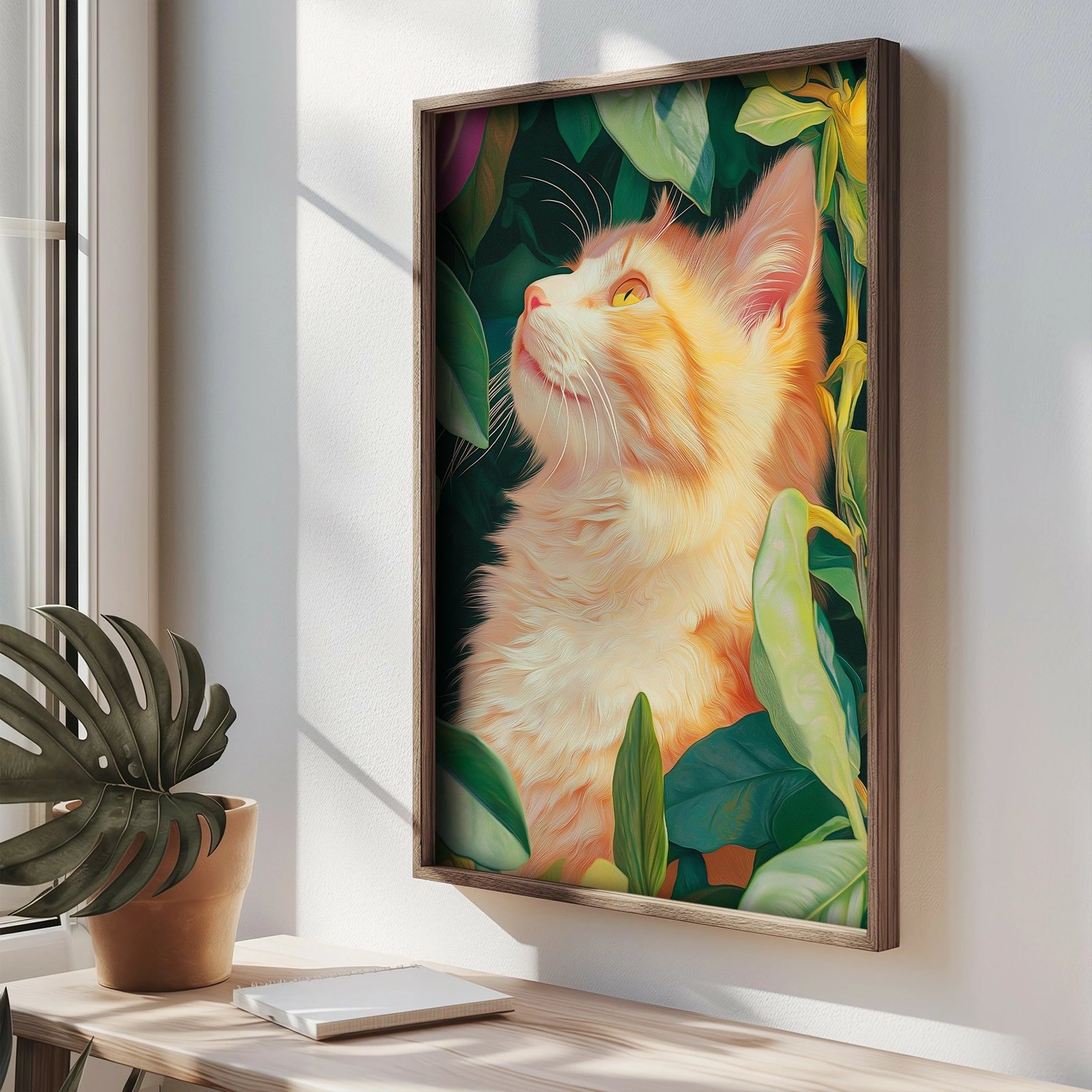 Pikturë dekorative me kornizë MDF, shumëngjyrëshe, Wallity, TUN046-L, 35x47x2 cm