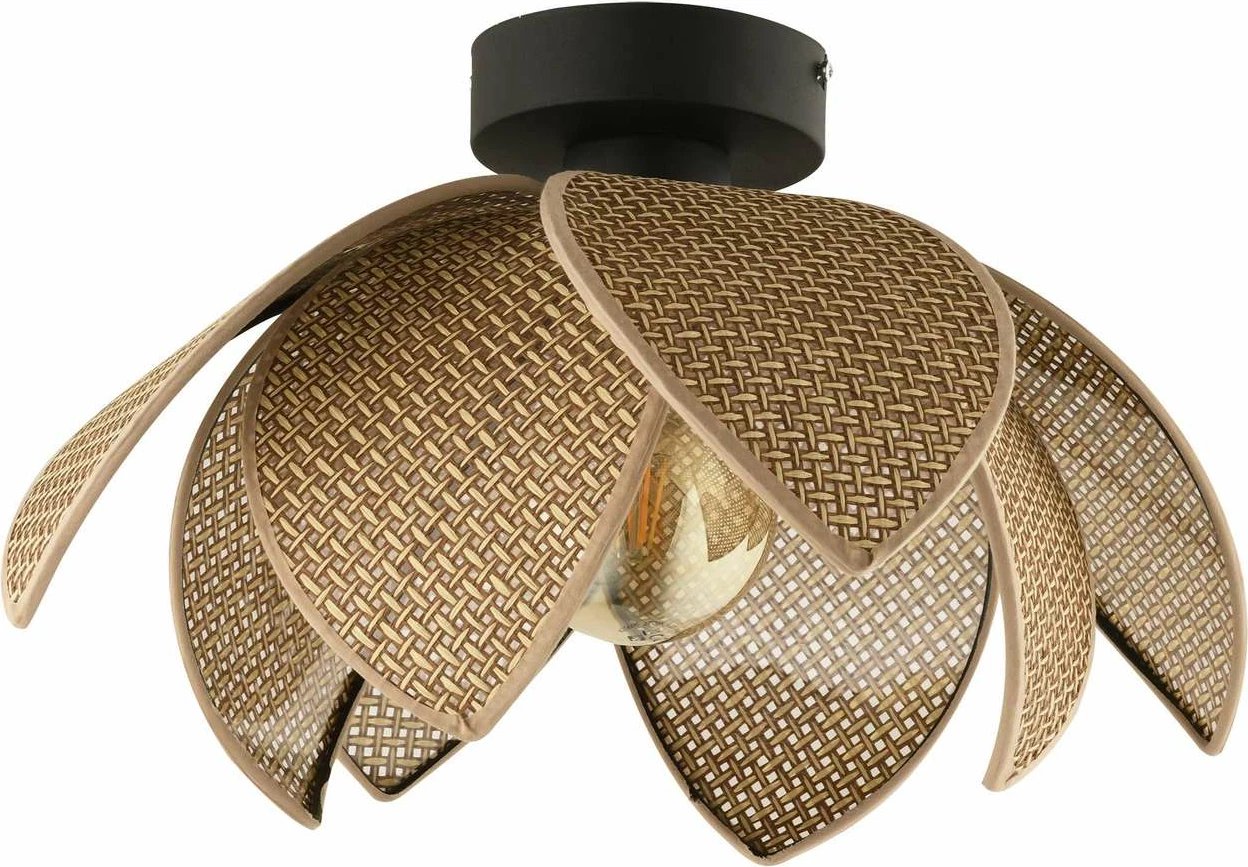 Llambë tavani Opviq, ngjyrë bezhë dhe e zezë, 64888