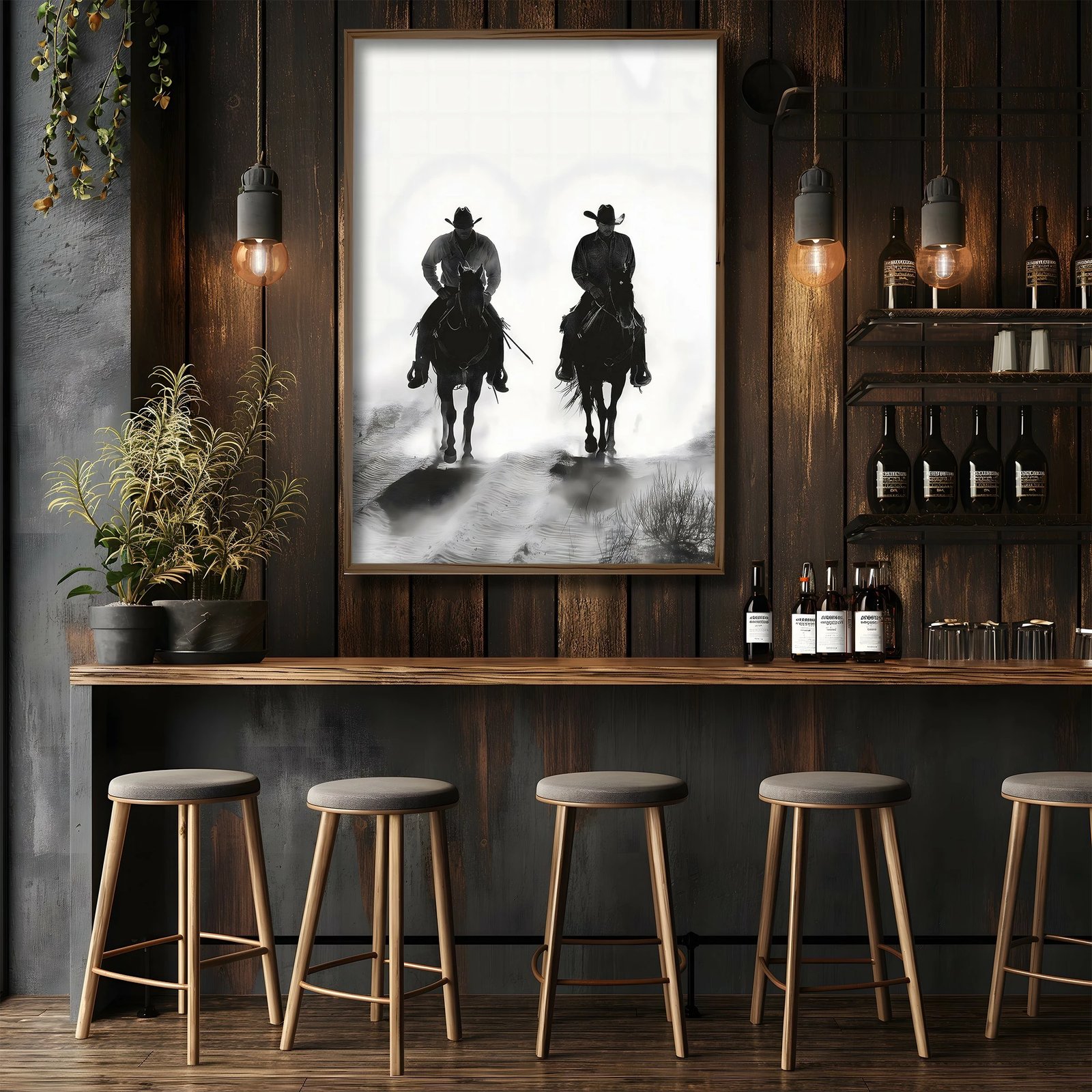 Pikturë dekorative me kornizë MDF, Wallity, GE162-L