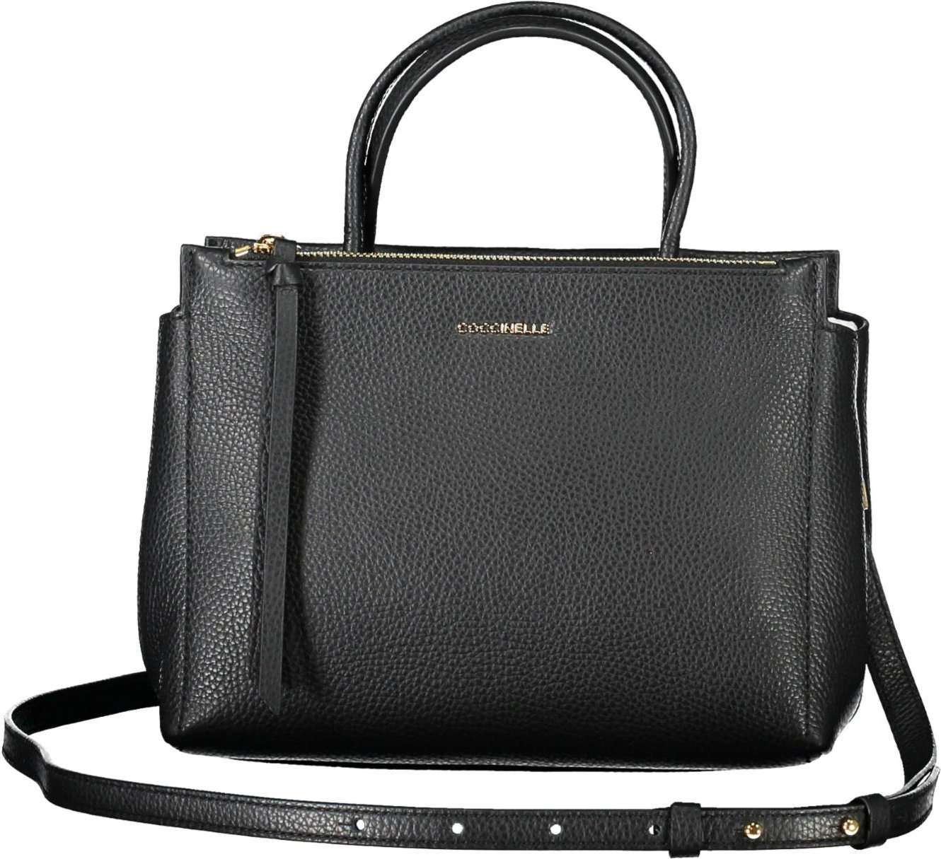 Çantë dore për femra Coccinelle, e zezë