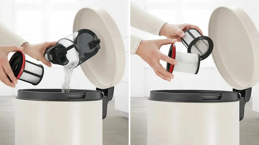 Fshesë me korrent shkop pa kabllo, Bosch Unlimited 6 BBS611MAT, depozitë 300 ml, kohë pune 30 min, karikim 4 h, 2.4 kg, pa qese, blu