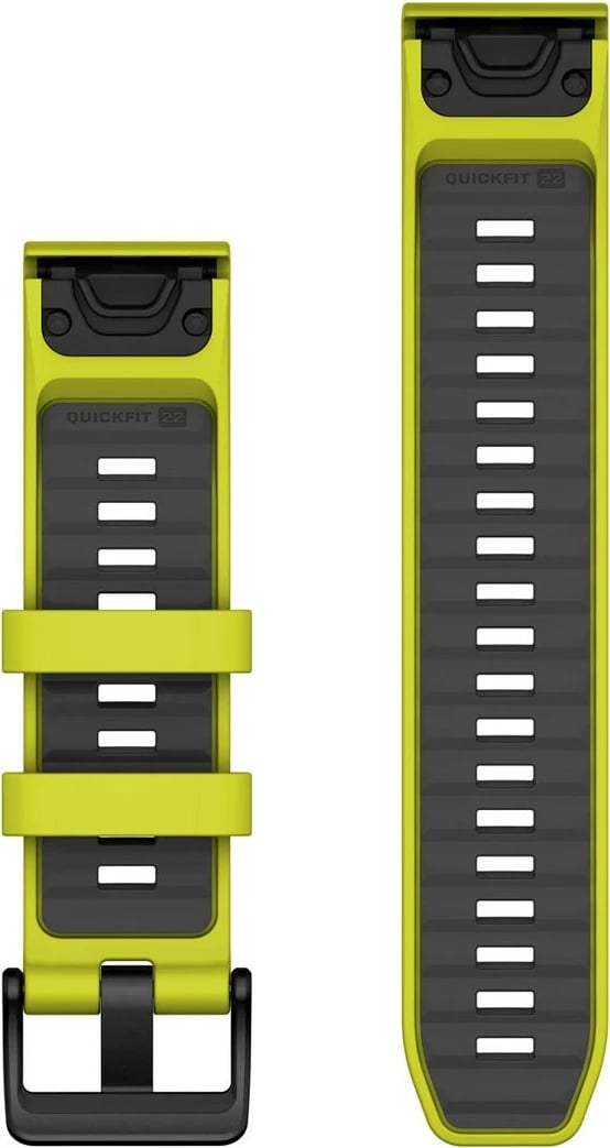 Rrip silikon Garmin QuickFit për Smartwatch 22mm, verdhë