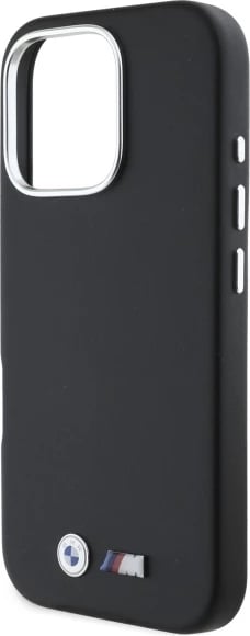 Mbështjellës BMW M Smooth Full Wrapped Metal MagSafe për iPhone 16 Pro Max, Zi