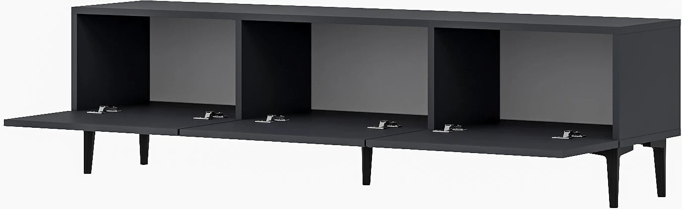 Komodë TV Skye Decor, ngjyrë antracit, Felix