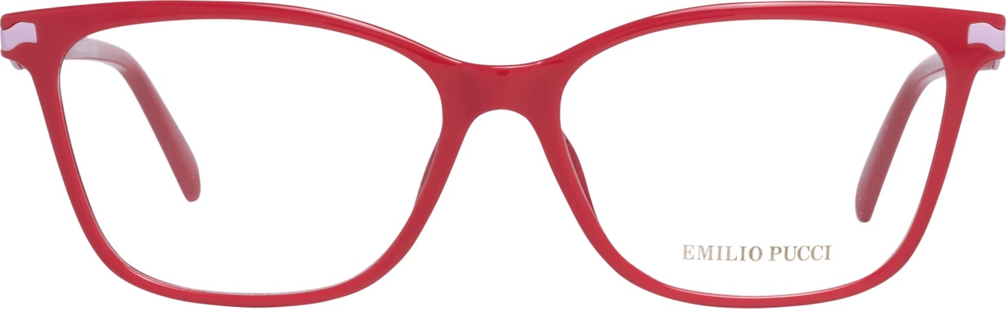 Kornizë optike për femra Emilio Pucci, të kuqe