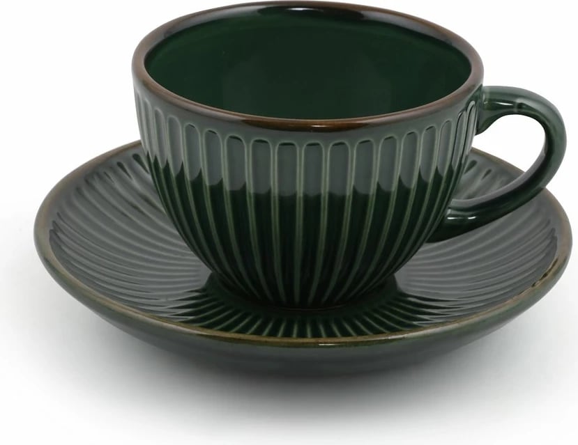 Set filxhanash çaji (12 copë), Hermia Concept, jeshile, TC057012FRA5A839700MATT300