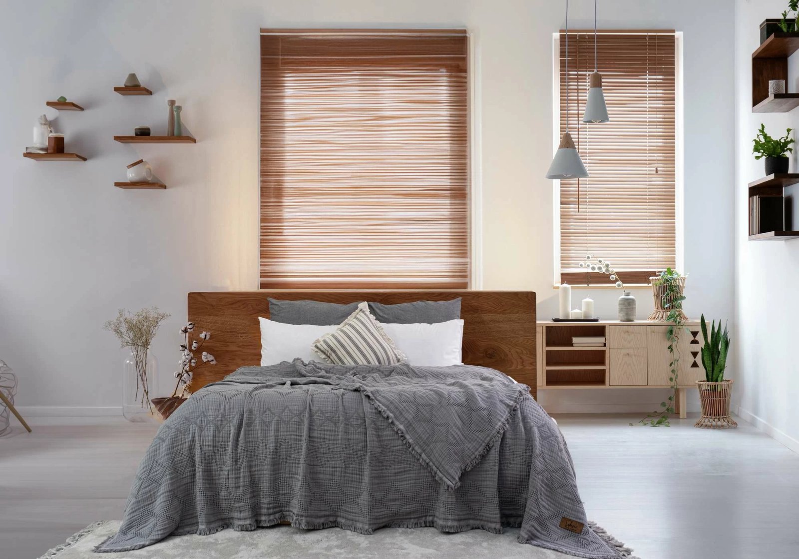 Mbulesë dyshe për shtrat, ngjyrë gri e errët, L'essentiel, Oscar