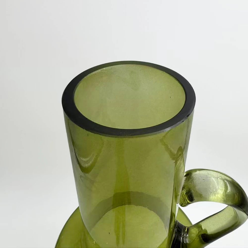 Vazo qelqi ARTISAN, ngjyrë e gjelbër, 14x14x35cm