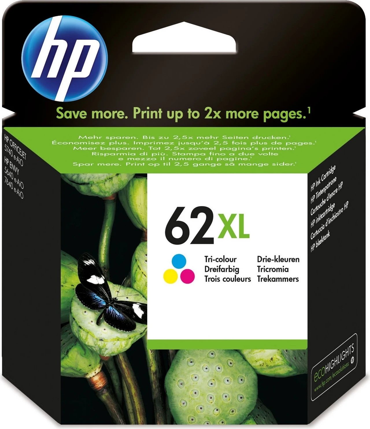 Ngjyrë për printer HP 62 XL kolor C2P07AE, 