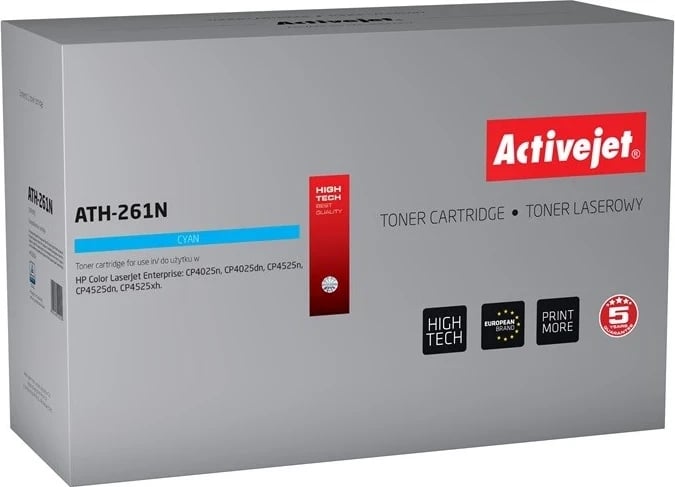 Toner zëvendësues Activejet ATH-261N për printer HP, i kaltër