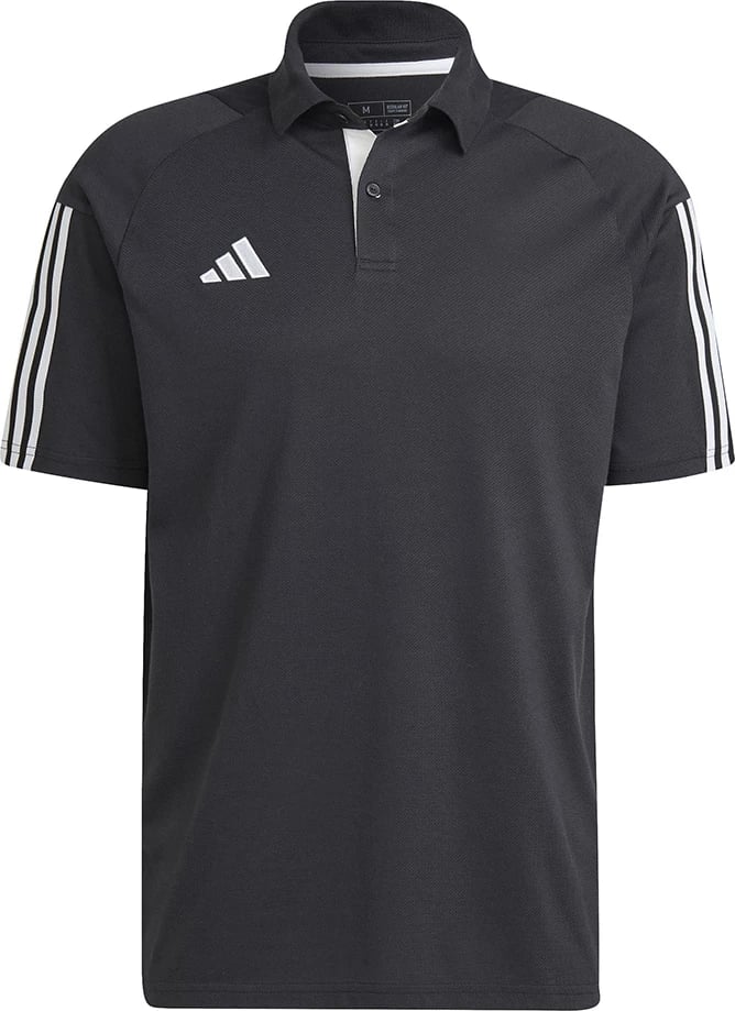 Maicë polo për meshkuj adidas, e zezë