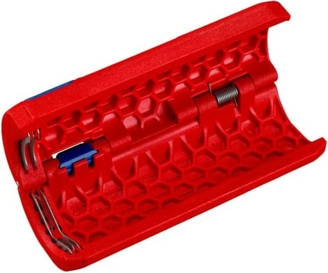 Prerëse tubash Knipex TwistCut, 100mm, plastikë, kuqe/blu
