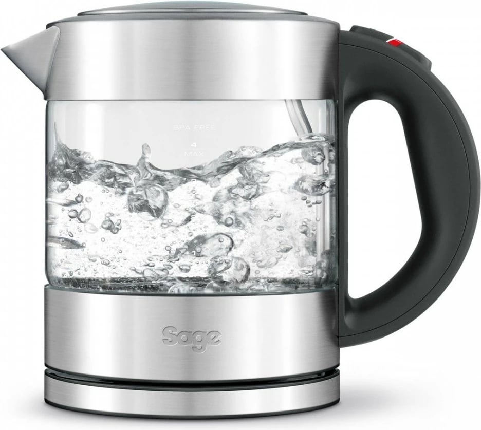 Çajnik elektrik Sage SKE395CLR, 1L, xham, transparent