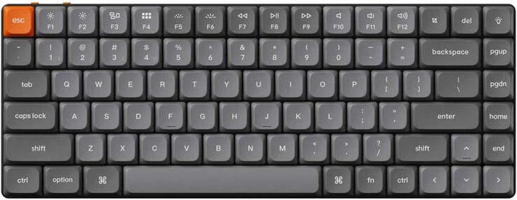 Tastierë mekanike wireless Keychron K3 Max RGB, low profile, Red Switch, e zezë