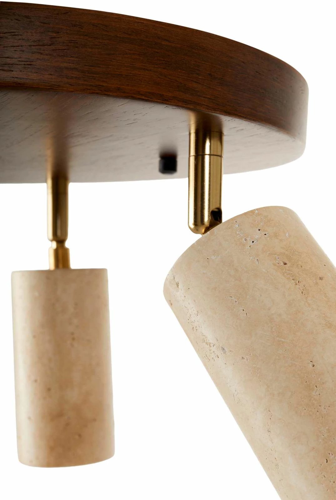 Llambë tavani prej druri, Opviq Nur C, ngjyrë bezhë dhe arre