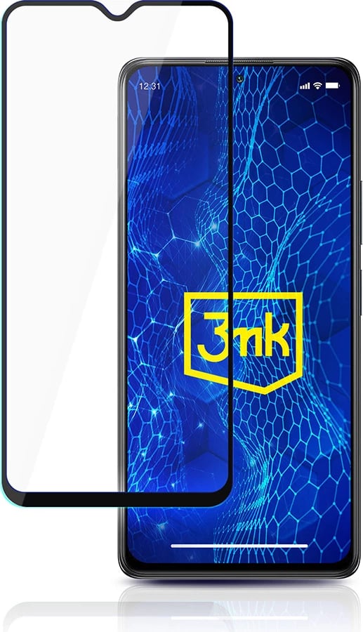 Mbështjellës xhami i temperuar 3mk HardGlass Max Lite për Xiaomi Redmi Note 10 Pro, i zi