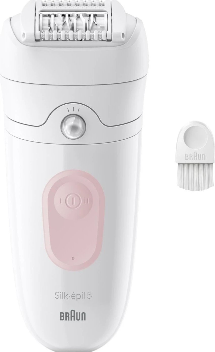 Epilator Braun Silk-Epil 5, me dritë Smartlight, i bardhë-rozë