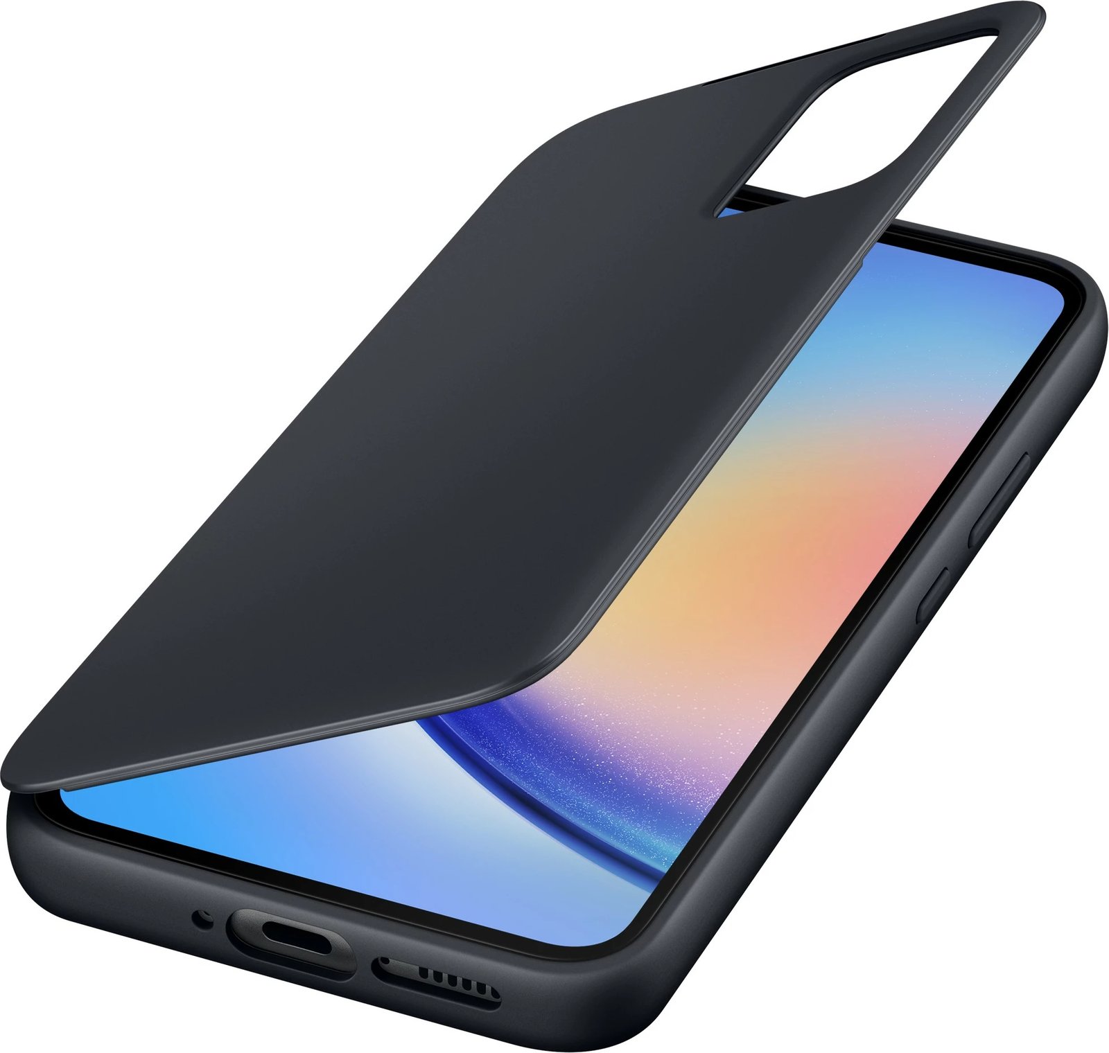 Mbështjellës Samsung EF-ZA346 për Galaxy A34, wallet case, 6.6 inch, e zezë