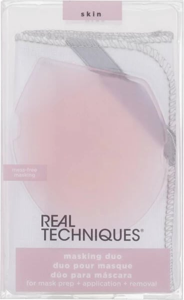 Aplikator për maska Real Techniques Skin Masking Duo për femra rozë, 1 copë