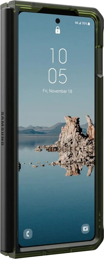 Mbështjellës për celular Samsung, Urban Armor Gear 21421511723A, Cover, 7.6", Gjelbër/Transparent