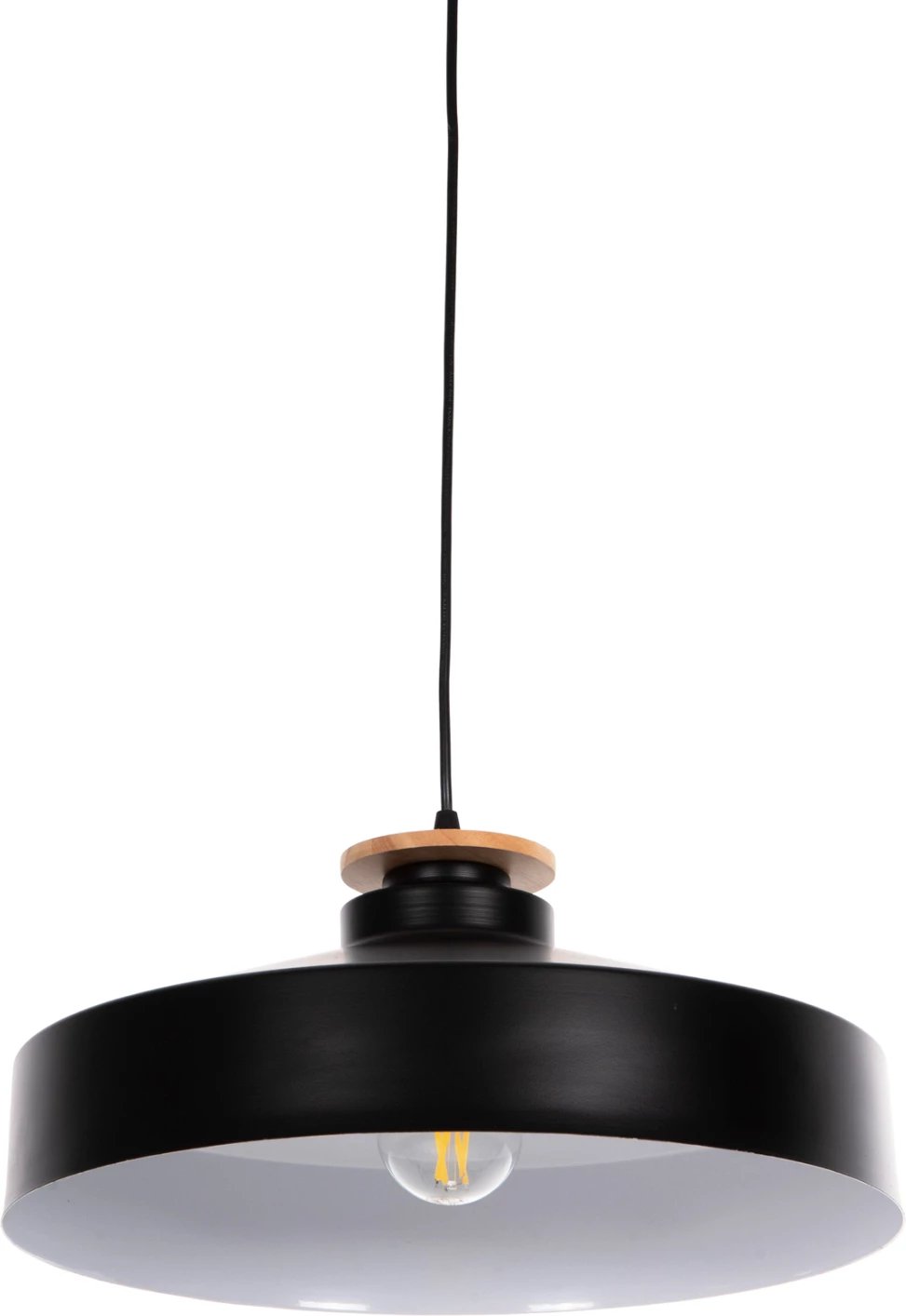 Llambë varëse tavani FH4159.01 metalike e zezë Φ40x116Hcm Llambë varëse tavani FH4159.01 metalike e zezë Φ40x116Hcm