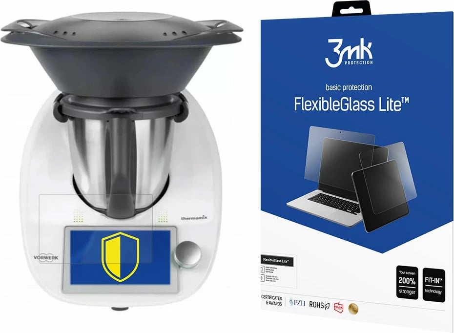 Xham hibrid mbrojtës 3mk FlexibleGlass Lite për Thermomix TM6