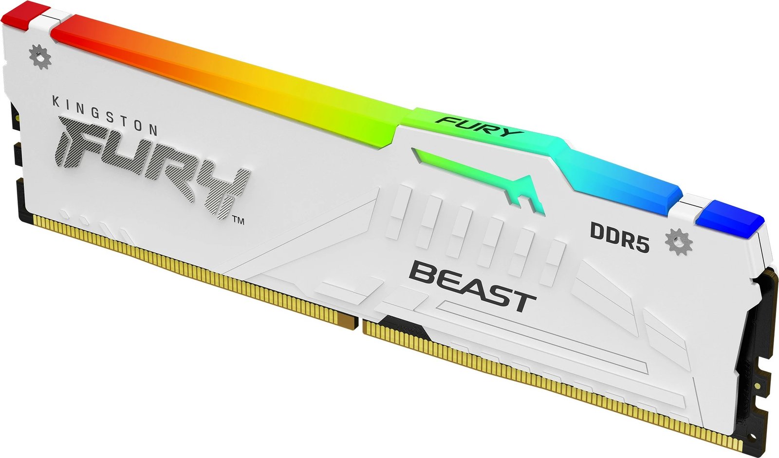 RAM Memorje Kingston FURY Beast 32GB DDR5 5600MT/s CL36 RGB bardhë