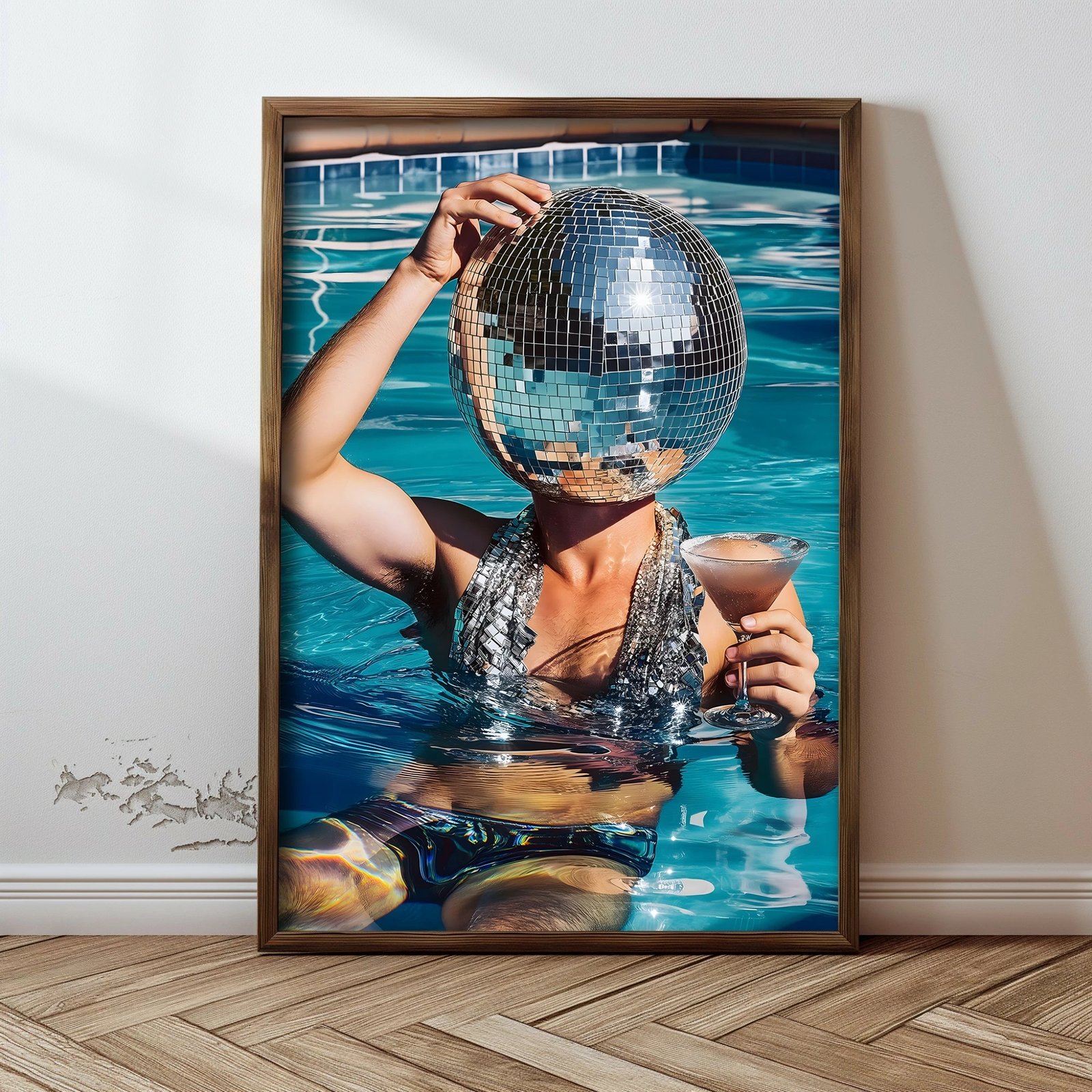 Pikturë dekorative me kornizë MDF, Wallity, GE109-L