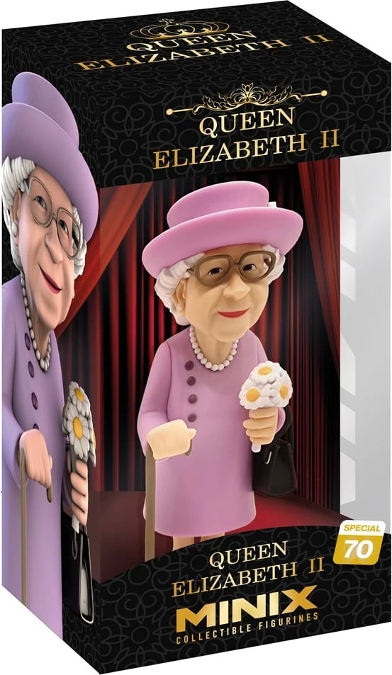 Figurinë koleksionuese MINIX Queen Elizabeth II, Rozë