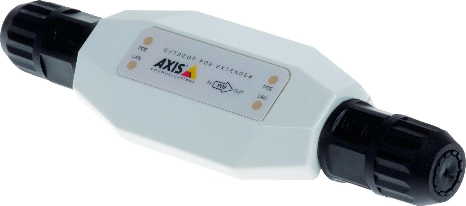 Extender PoE Axis 01148-001, 100 m, i zi dhe i bardhë