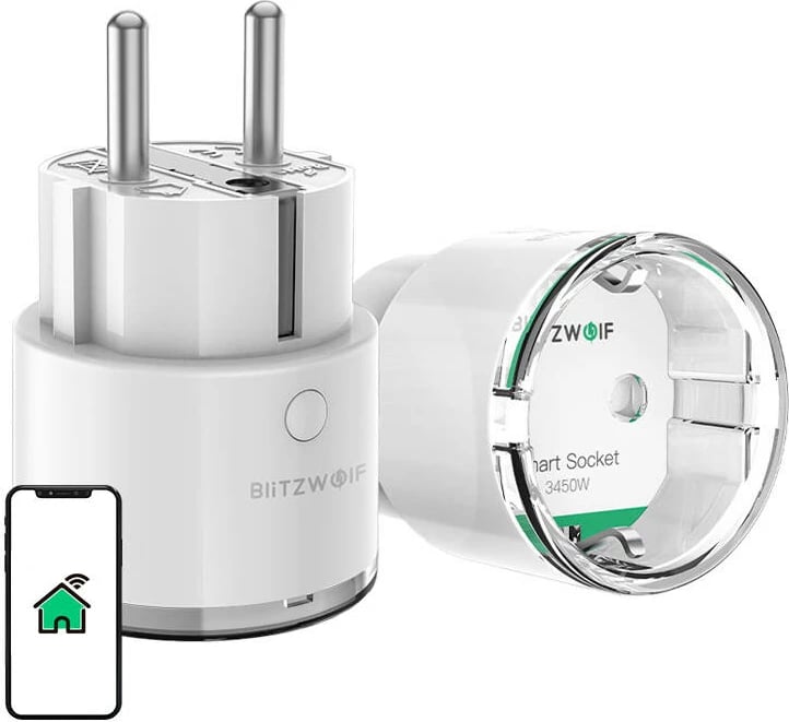 Prizë e mençur BlitzWolf BW-SHP6 Pro, Wi-Fi, 3450W, EU